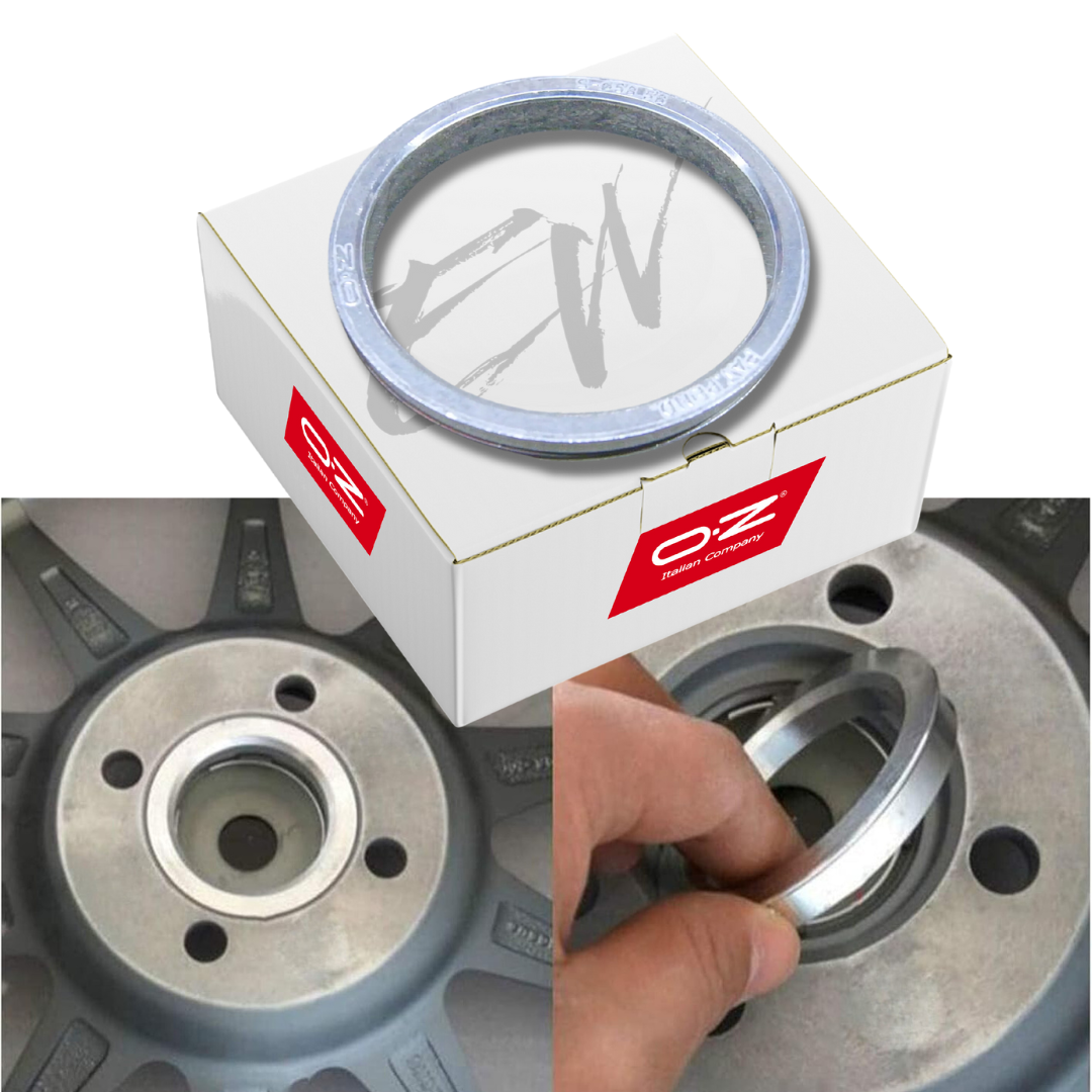 4 x pneugo! Anelli di centraggio per cerchi in alluminio 66.6 mm