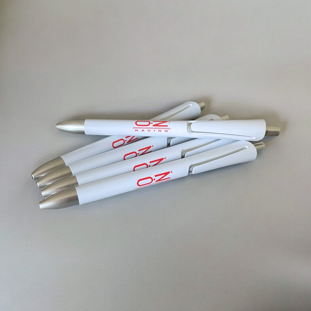 5pcs Ballpoint Pens Oz White